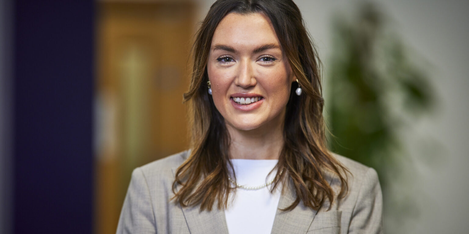 Together finance in Stockport.
Corporate headshot portrait of April Boyes