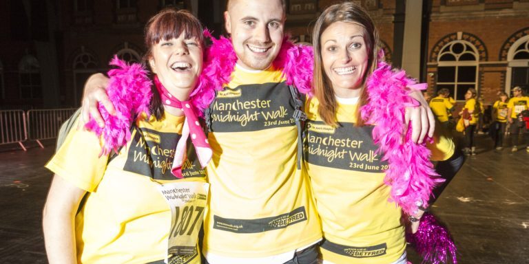 PICTURE BY CHRIS BULL FOR ST ANN'S HOSPICE 24/6/17

St Ann's Hospice Manchester Midnight Walk. 
Hundreds of walkers embarked on the 10km of the city to raise huge amounts for the hospice.

www.chrisbullphotographer.com
