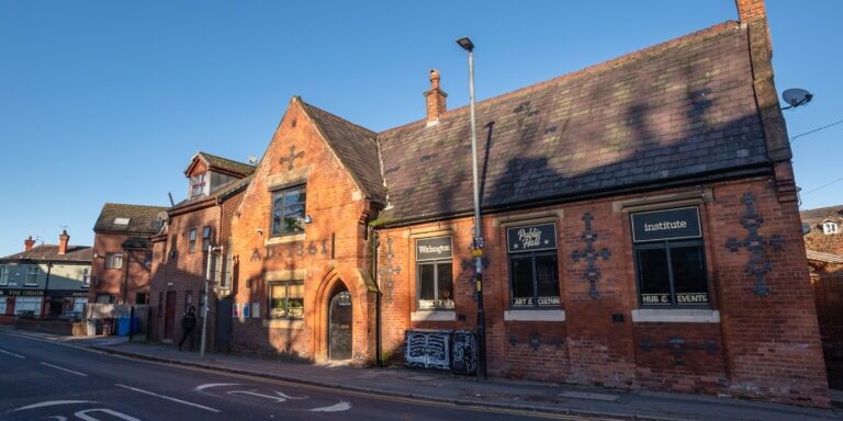 An image of the exterior of Withington Public Hall Institute in Withington, Manchester on Thursday 20 November 2025.