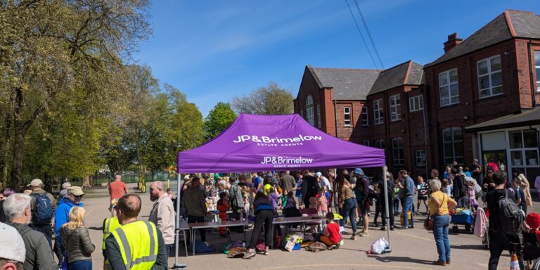 Gazebo Chorlton Park primary school
