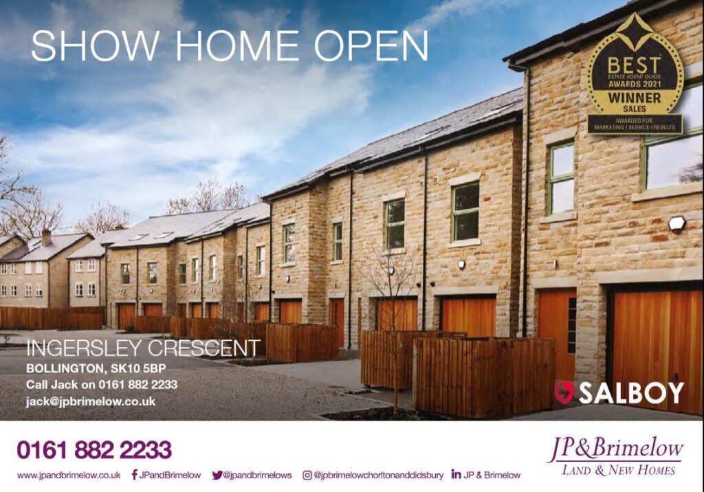Ingersley Crescent, Bollington - Advert Front