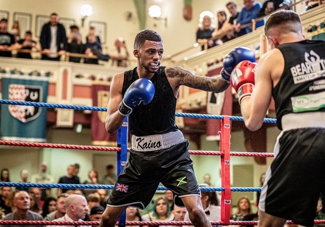 Kaine boxing.