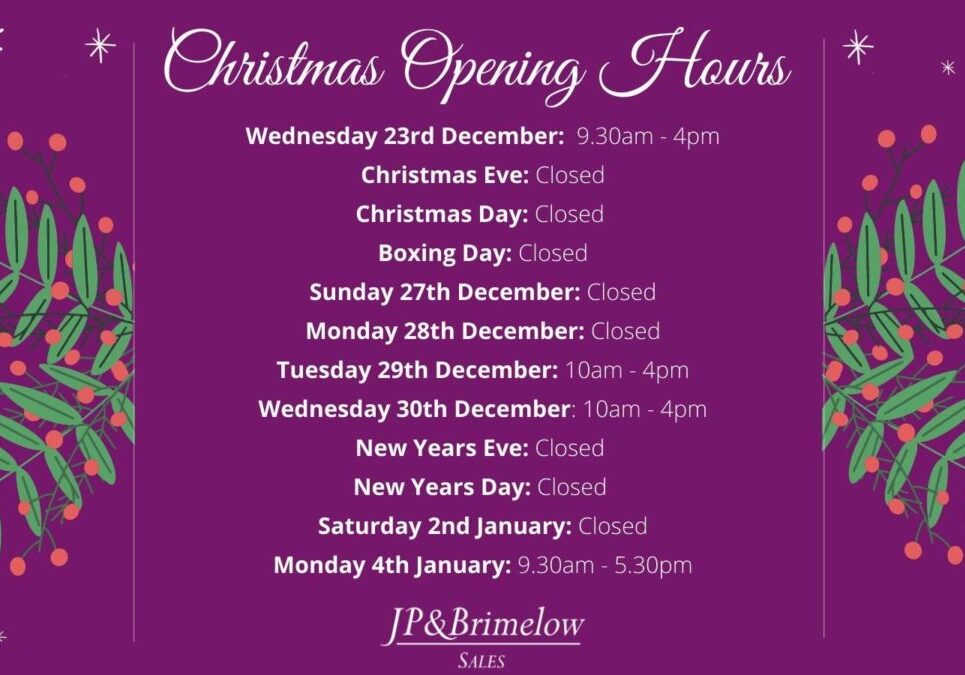 Opening Hours 2020