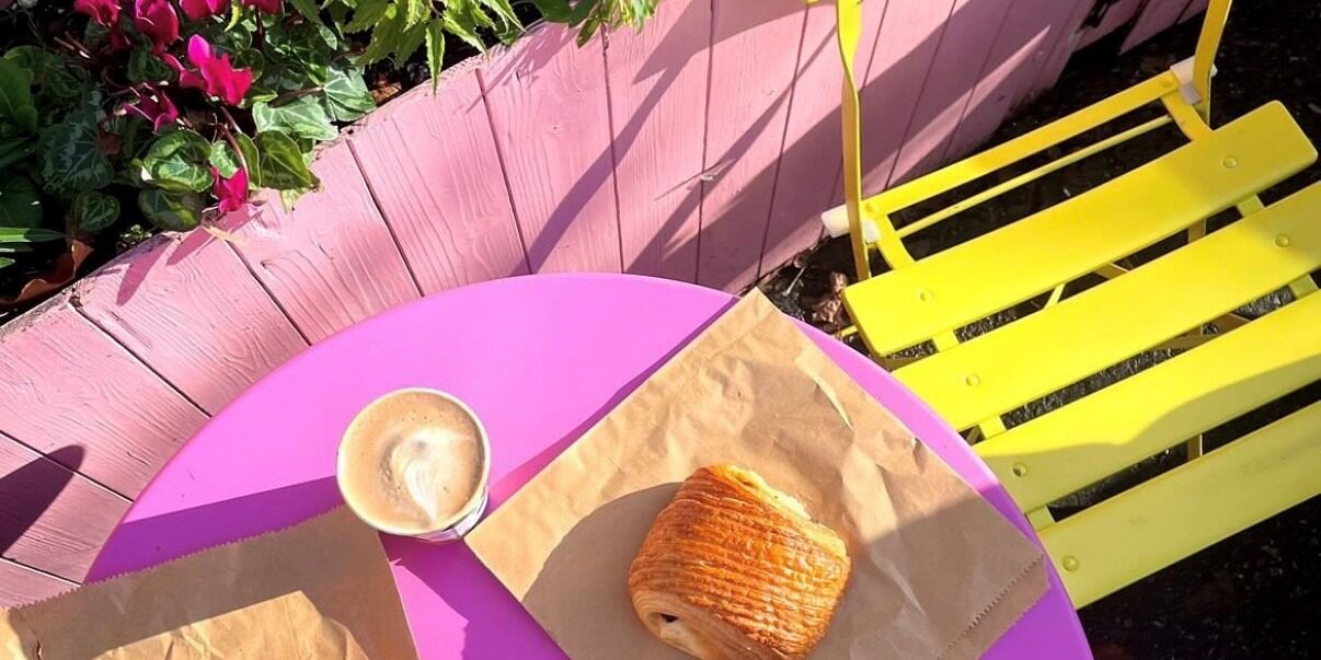 Pastries outside