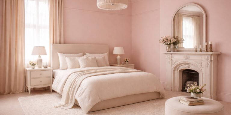 Plaster pink is a soothing shade for a colour drenched bedroomChatGPT Image Mar 20, 2026, 12_44_07 PM (1)