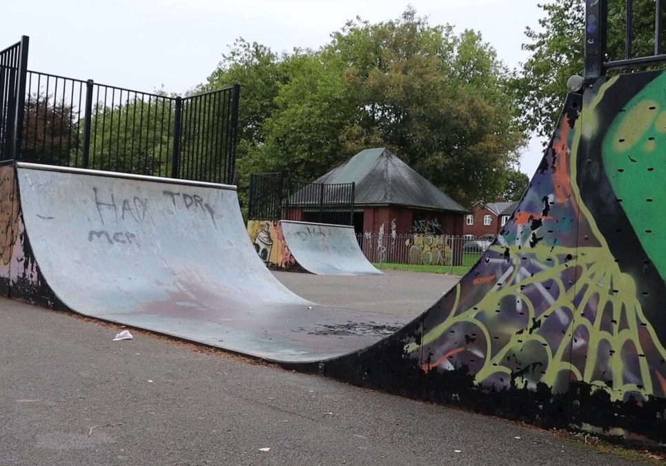 Skate park Chorlton Park 2023