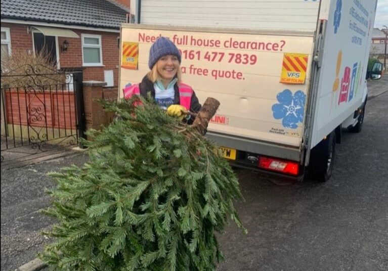 St Anne's Hospice Xmas tree colelction 2025