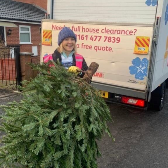 St Anne's Hospice Xmas tree colelction 2025