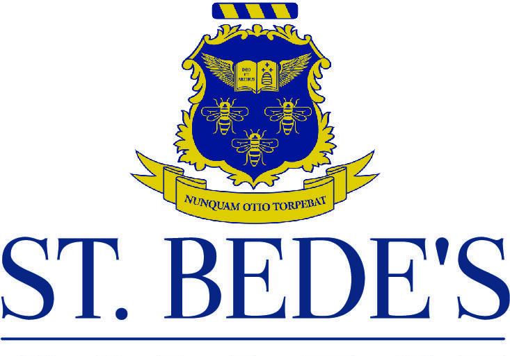 St Bedes revised Logo blue textv2