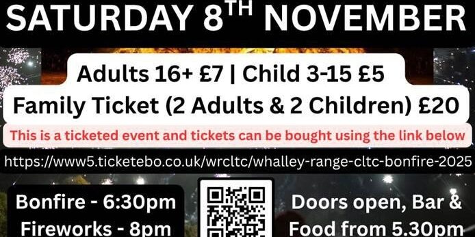 Whalley Range Bonfire 2025