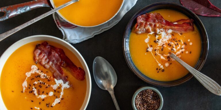 butternut squash and bacon soup 1.11.24